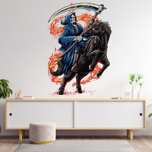 Lampshades Ideal To Match Alchemy Gothic Skull Grim Reaper Wall Decals Stickers Lampshades Ideal To Match Alchemy Gothic Skull Grim Reaper Wall Decals Stickers