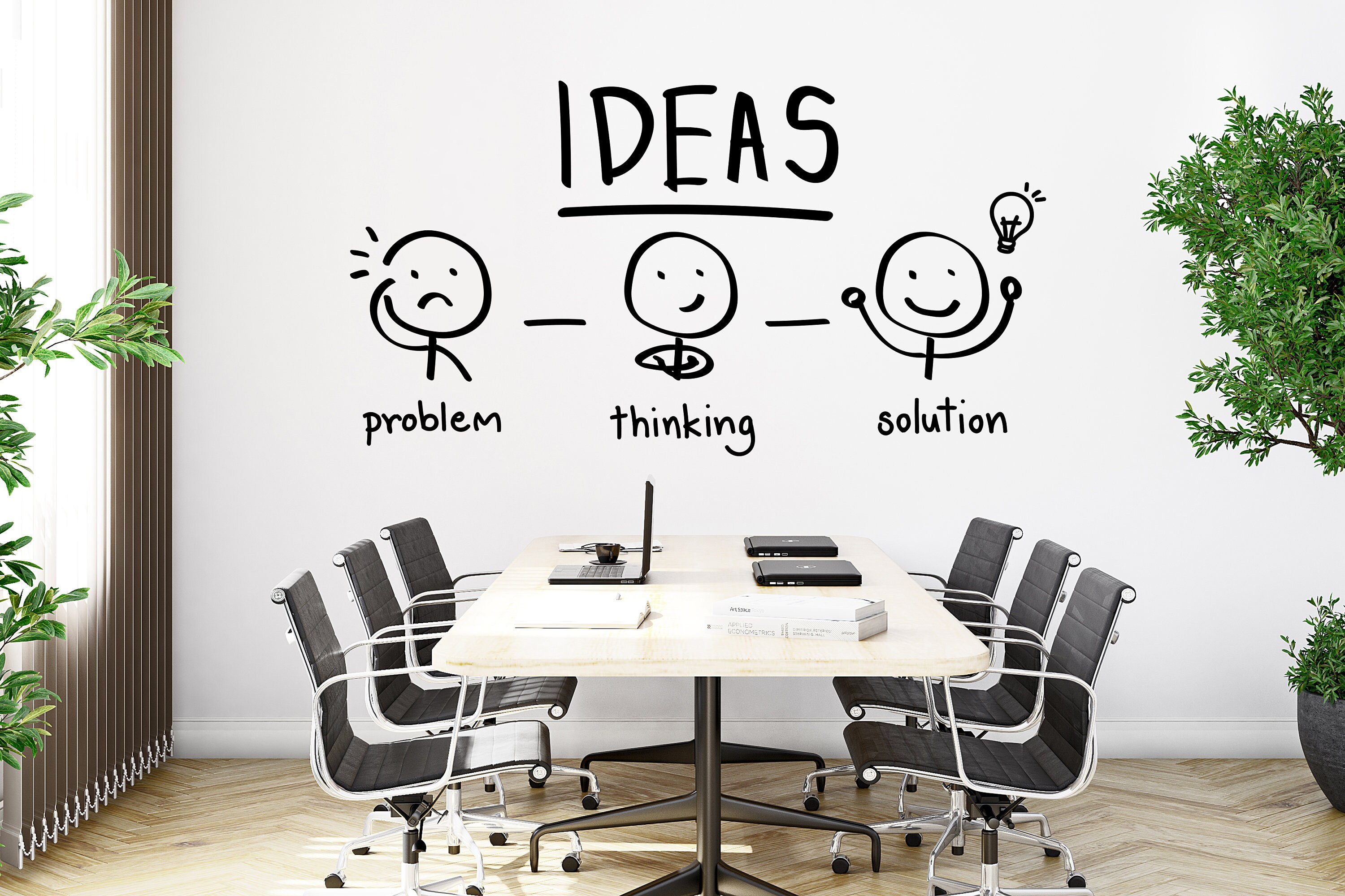 Idea Process – Creative Thinking Wall Decal | Peel & Stick 1822EZ - Etsy