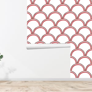 60s 70s Retro Wallpaper Floral Wallpaper Vintage Wallpaper Seamless Wall Decor Vintage Fabric Removable Self Adhesive Wallpaper 634EZ