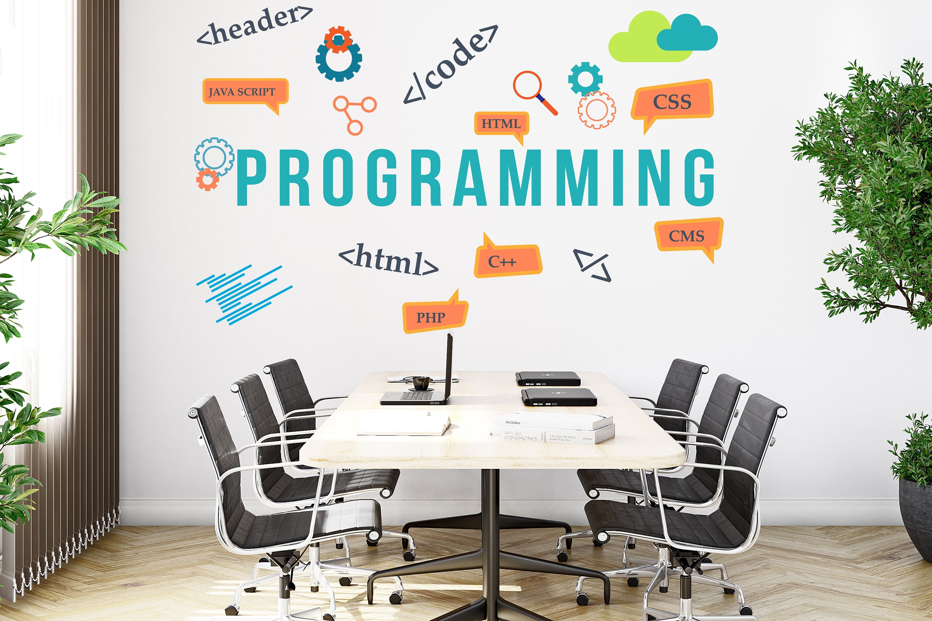 Programming Office Wall Decal, Coding Office Wall Decal, Office Wall ...