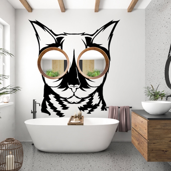 Cat Wall Decals Etsy