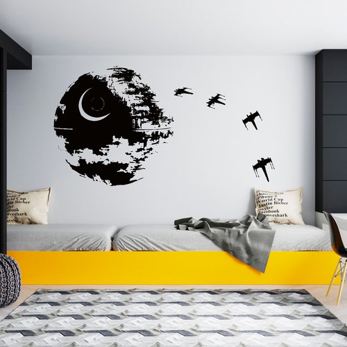 Star Wars Wall Decor Star Wars Wall Decal Star Wars Wall Etsy