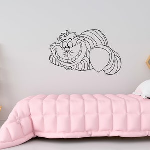 Alice in Wonderland Wall Decal  Alice Wall Decor  Cartoon Wall Sticker SG394