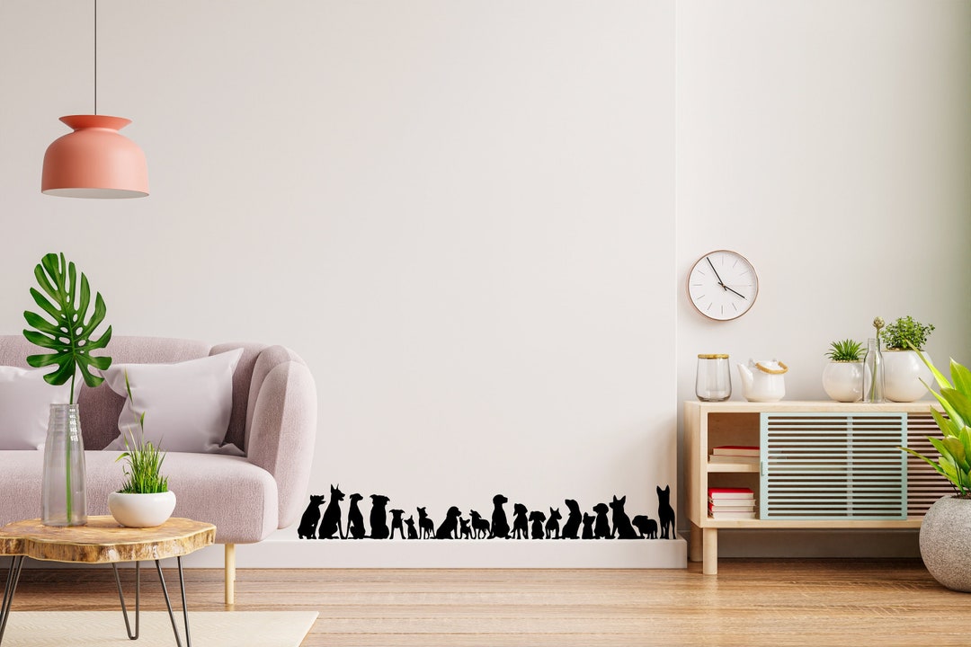 Dog Wall Decals, Grooming Wall Decor, Veterinary Decals, Pet Lover Gift