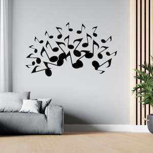 Music Wall Decal Music Notes Wall Decor Musician Wall Sticker SG1917 - Etsy