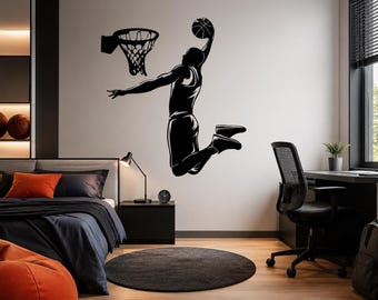 Slam Dunk – Basketball Wall Decal | Peel & Stick 1299EZ