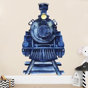 Train Wall Decal Train Wall Sticker Train Art Train Wall Vinyl Wall Decal Train Room Gifts Vinyl Wall Art Stickers 427EZ