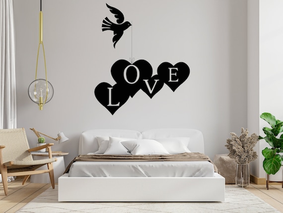 Calcoanías De Pared Con Cita Inspiradora Decoración De Habitación De
