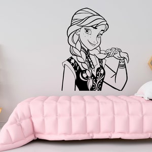 Aufkleber, Queen, Elsa und Elsa Wandtattoos, Wandtattoos Wandtattoos Frozen Kinderzimmer Anna Prinzessin Elsa NU0012 Personalisierter Anna