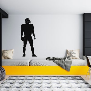 American Football Wall Decal  Football Player Wall Decal  Sports Wall Décor SG128