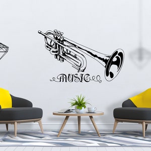 Musik Wandtattoal MusikNoten Wanddeko Musiker Wandsticker SG1606
