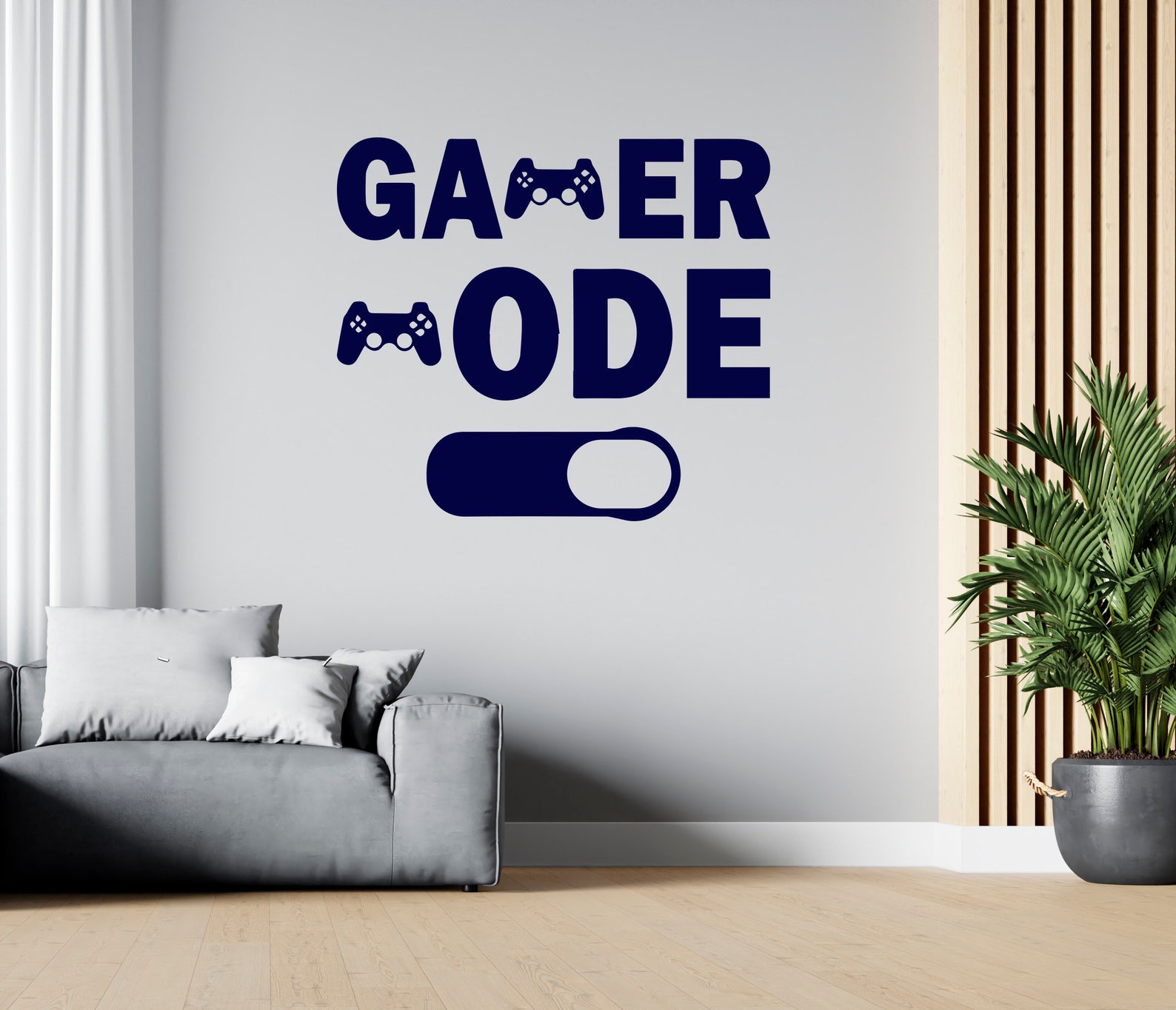 Gamer Wall Decal Video Games Wall Sticker Controller Wall Etsy
