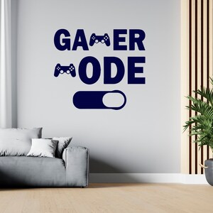 Gamer Wall Decal Jeux vidéo Wall Sticker Controller Wall Decor pour garçons SG2280