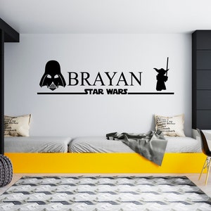 Star Wars  Wall Decor  Star Wars Wall Decal Star Wars Wall Sticker SG1451