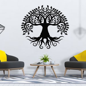Tree of Life Wall Decal Tree Roots Branch Wall Art SG2309