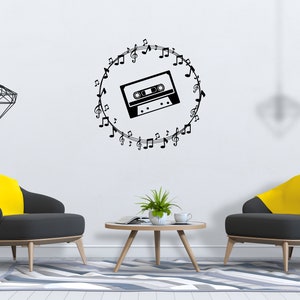 Music Wall Decal Music Notes Wall Decor Musician Wall Sticker SG1557