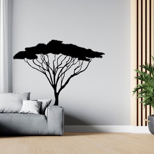 African Savanna Wall Decal Safari Animals Wall Decor Africa Wall Art SG 1201