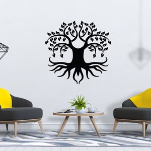 Arbre de vie Mur Décalcomanie Racines d’arbres Branche Mur Art SG2330