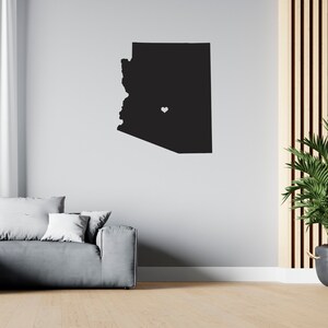 ARIZONA US Karte Wandtattoa USA State Wandtattoa Wandtattoa sG 1037