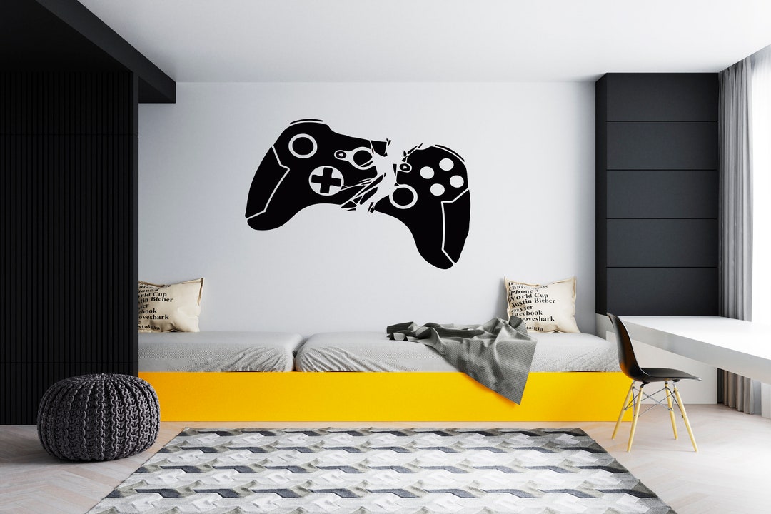 1 Paquet, Gamer Room Decor Gaming Stickers Muraux Sticker Gamer