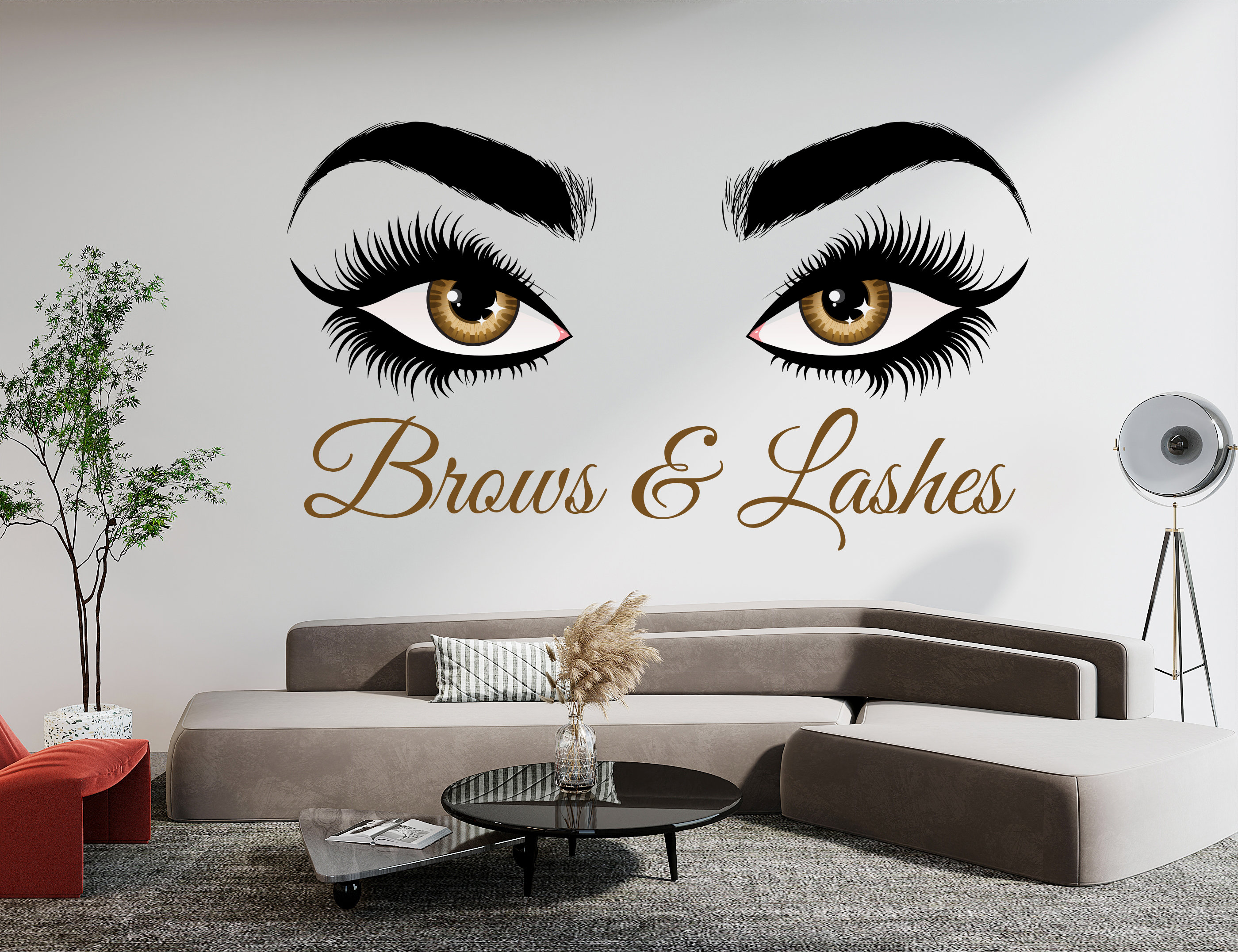 Eyelashes & Eyebrows Planner Stickers - Libby And Lou Sticker Co Decorative Journal Stickers