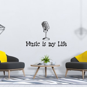 Music Wall Decal Music Notes Wall Decor Musician Wall Sticker SG1567