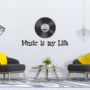 Music Wall Decal Music Notes Wall Decor Musician Wall Sticker SG1563
