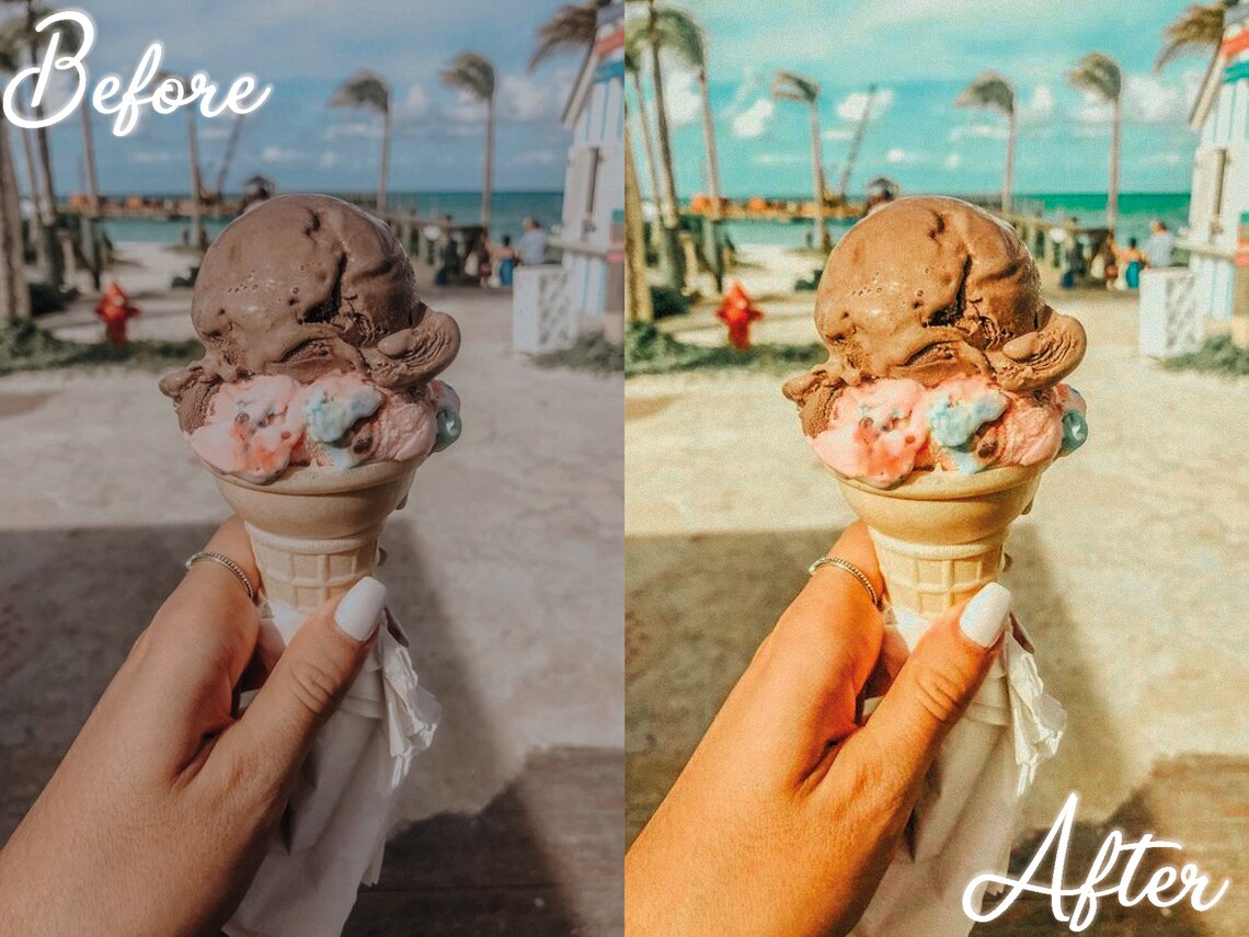 10 Photo presets Light airy presets VSCO filters Iphone preset Etsy