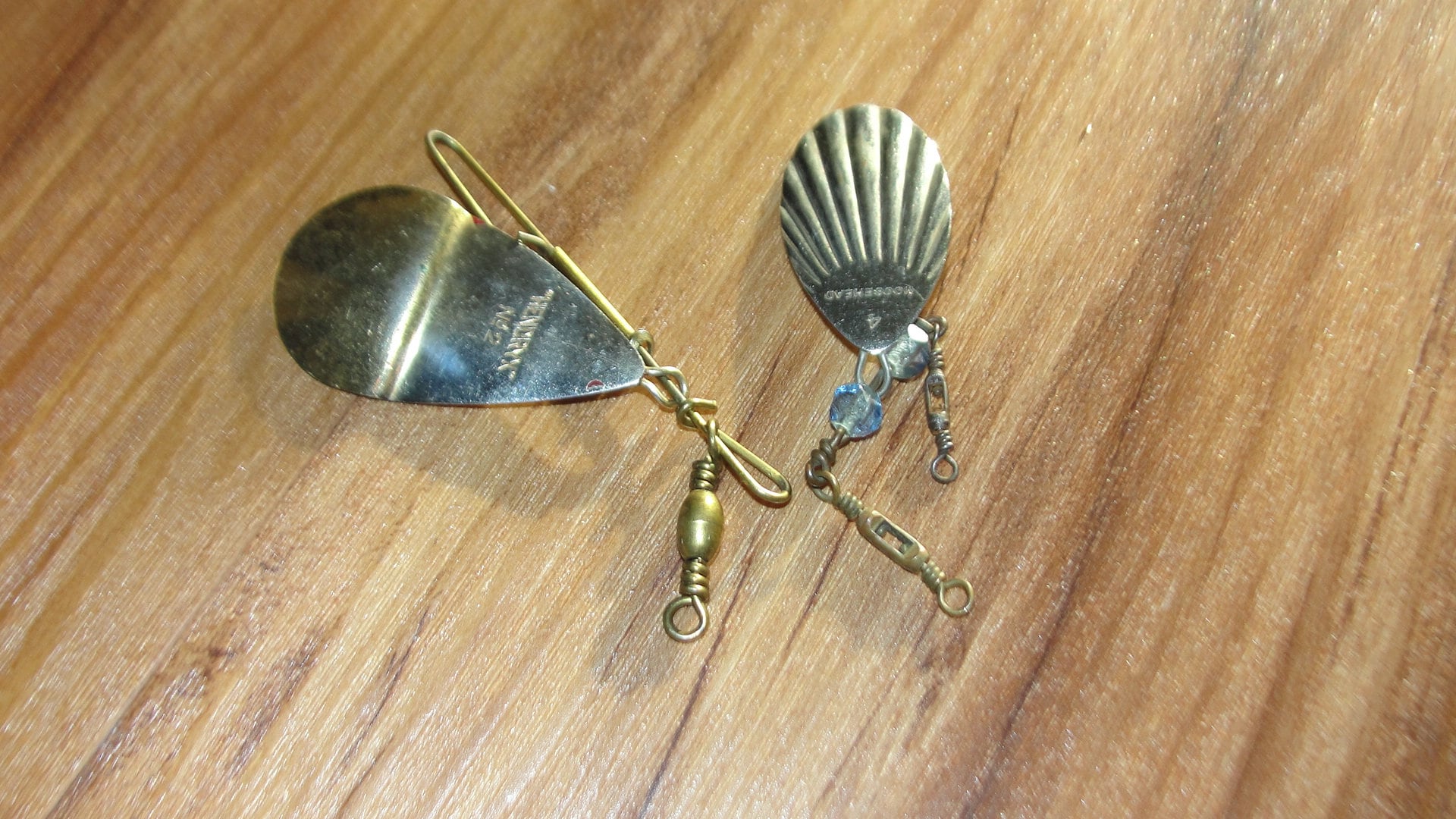 Gold Fishing Spoons 