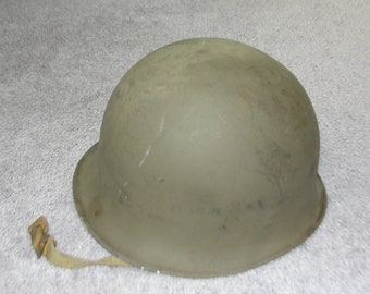 Unique Post-WWII (French Vietnam M1951?) Helmet & Chinstrap (Claw and Arrow)