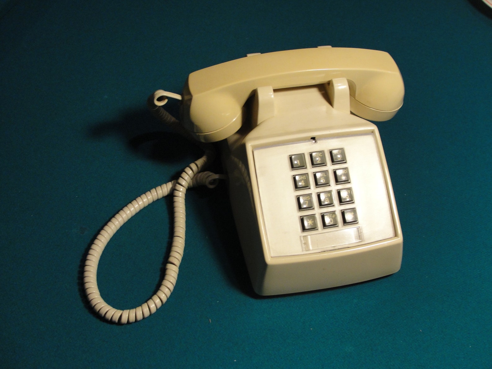 PushButton Landline Office Telephone Etsy