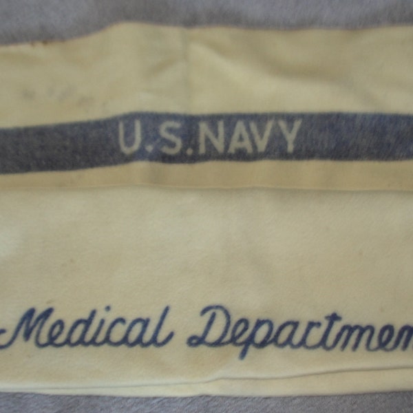 Us Navy Wool Blanket Etsy