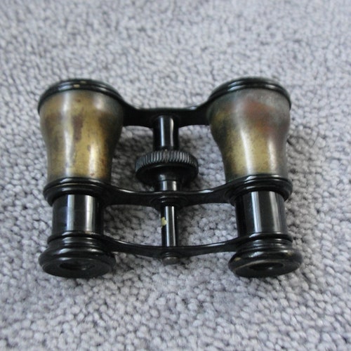 Antique Brass shops Opera Glasses / Binoculars - French Manufacture 