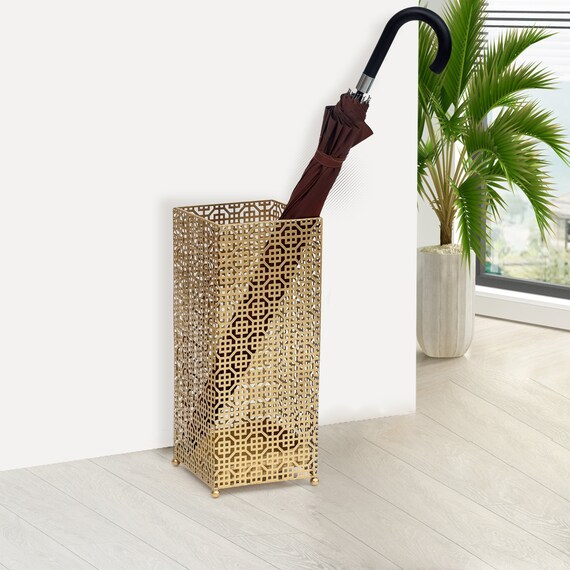 Umbrella Racks Metal Square Umbrella Stand Holder with Drip Etsy