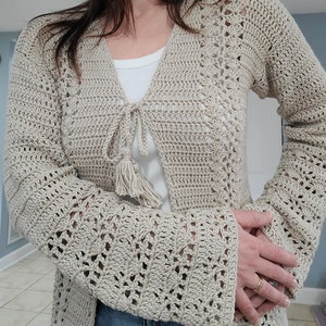 CROCHET CARDIGAN PATTERN | Crochet Sweater Pattern | Cardigan Crochet Pattern