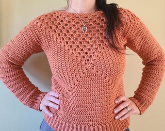 Crochet Granny Square Sweater Pattern: Beginner-Friendly (PDF Pattern)