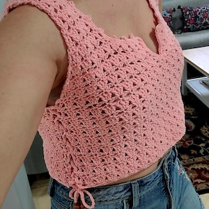 CROCHET PATTERN | Crochet Crop Top Pattern | Crochet Crop Top | Womens