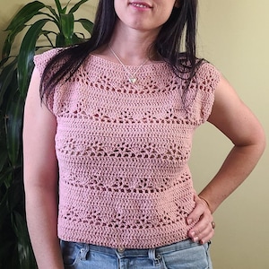 Crochet Lace Summer Top Pattern: Adana Design (PDF Pattern)
