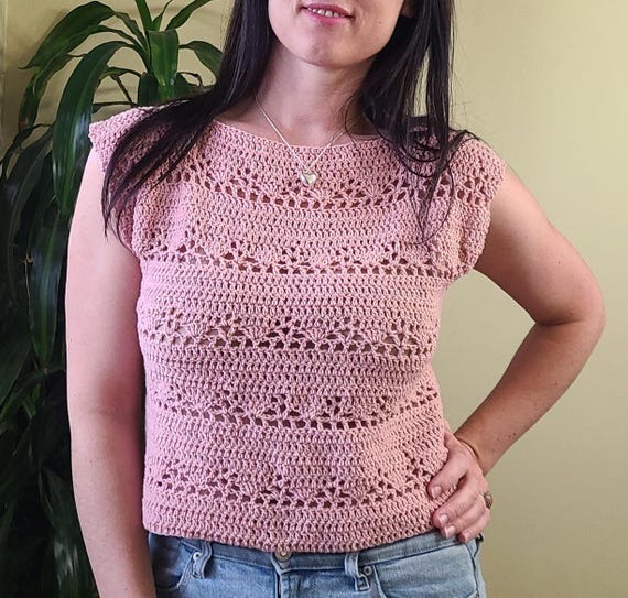 Crochet Lace Summer Top Pattern: Adana Design (PDF Pattern