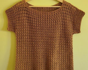 Crochet Lace Top Pattern: Azina Summer Top (PDF Download)