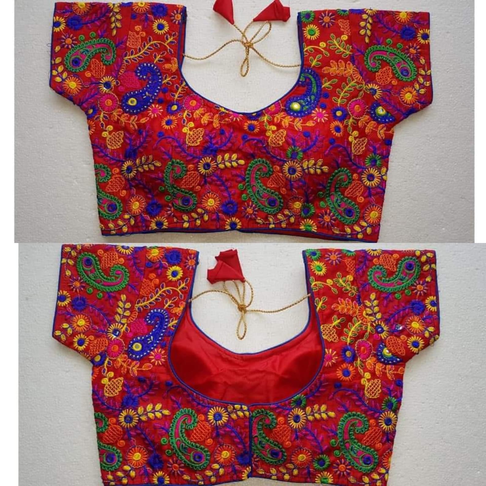 Designer Rajasthani Blouse Readymade Saree Blouse Stitched Etsy