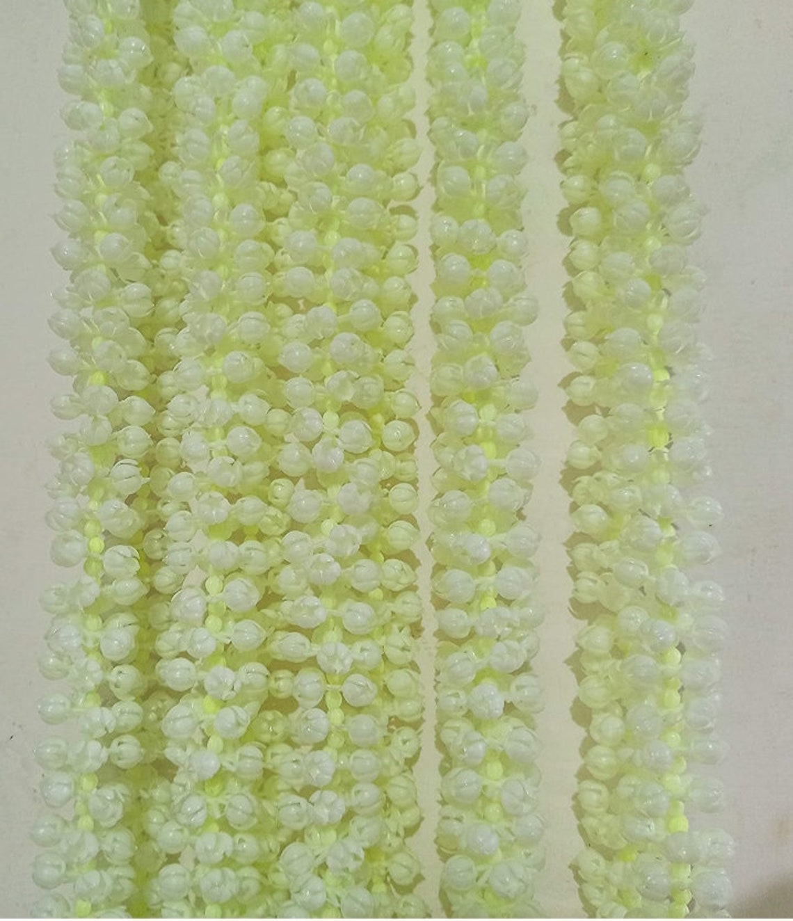 Artificial mogra Jasmine Garland String Diwali Wedding Fluffy Etsy