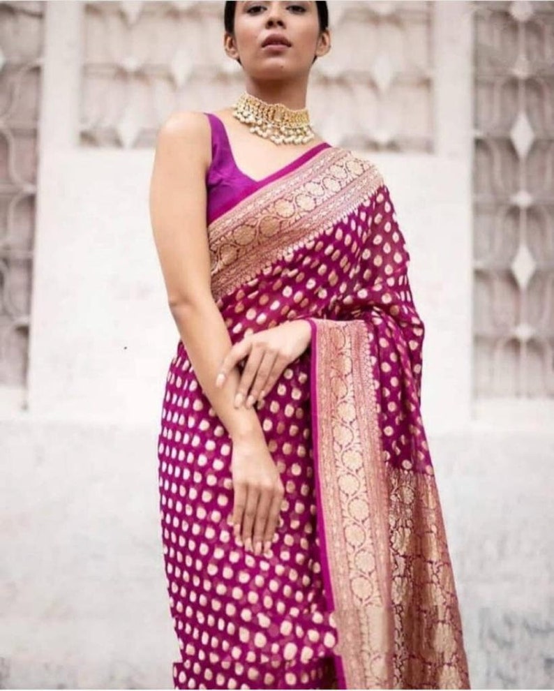 khadi georgette sarees