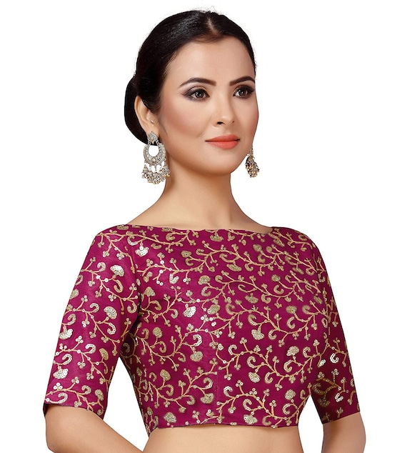 boat neck sequin top