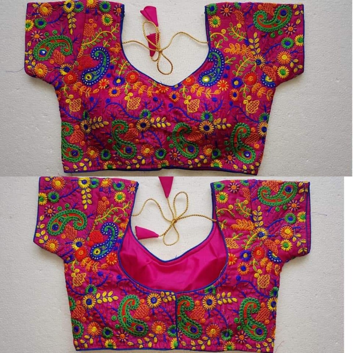 Designer Rajasthani Blouse Readymade Saree Blouse Stitched Etsy