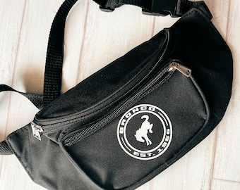 Black Bronco Fanny pack/ Cross Body