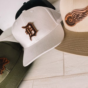 Detroit Sports Teams, Tigers, Red Wings Trucker Hats