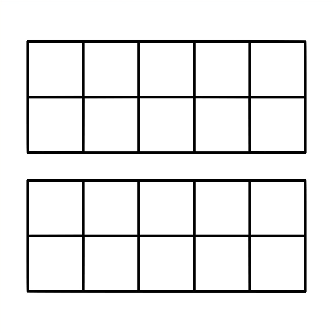 Double Tens Frame Tens Frame Math Resources Math Etsy Sweden