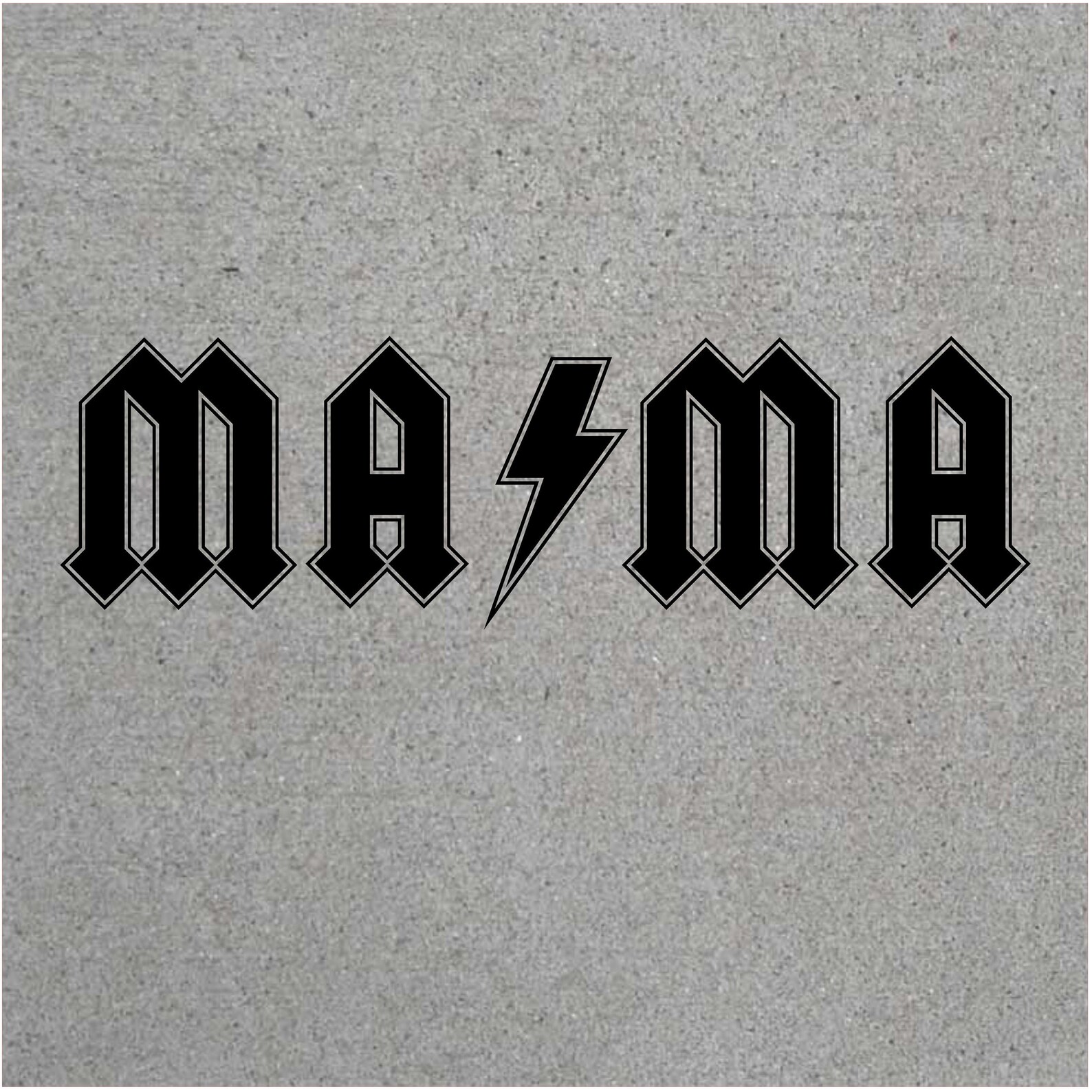 MAMA ACDC SVG, Silhouette, Cricut, Cut File - Etsy