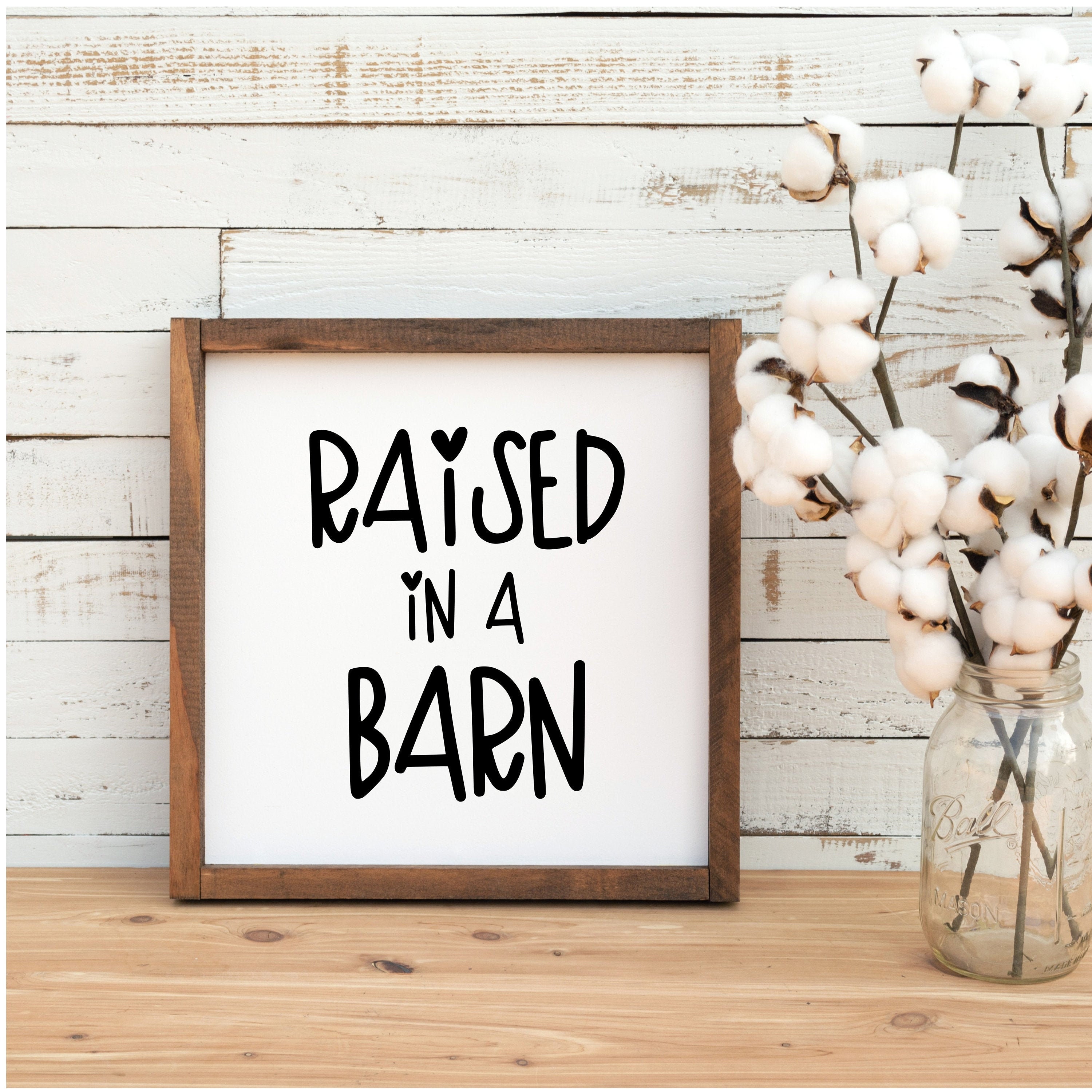 Raised in a Barn Svg Barn Raised Svg Farm Girl Svg Small Etsy